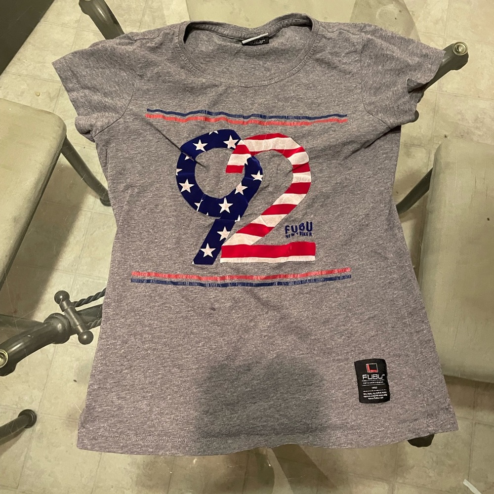 FUBU Charcoal Tee